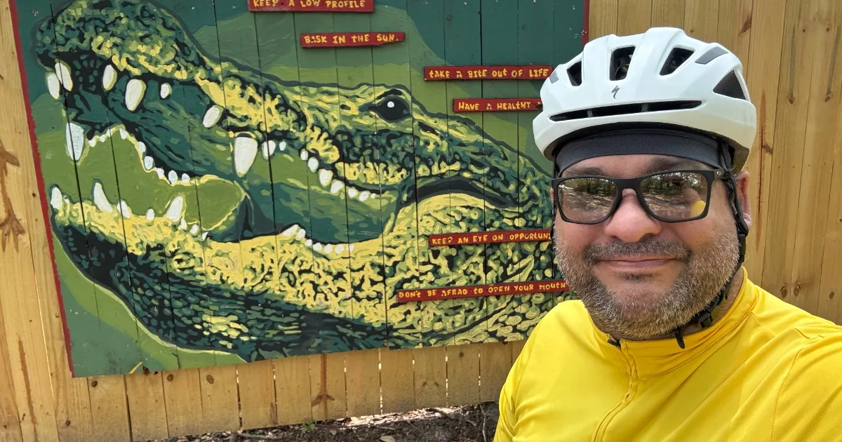Bike Trail Ride Selfie