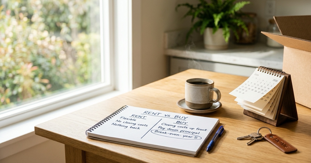 How Long Do You Have to Stay for Buying to Beat Renting?